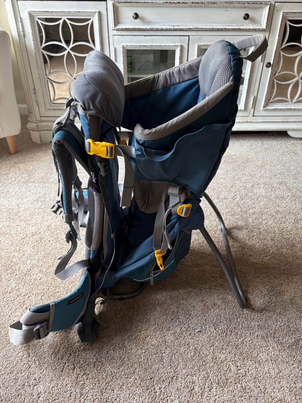 Deuter Kid Comfort 2 Child Carrier - Navy Gray Kids Hiking Pack Baby/Toddler